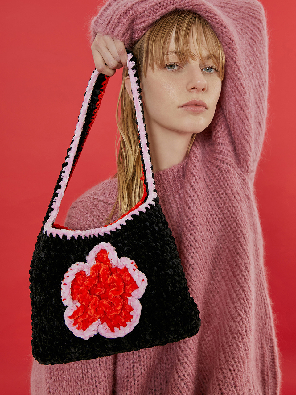 [20%OFF]Hand Made Chunky Knit Bag