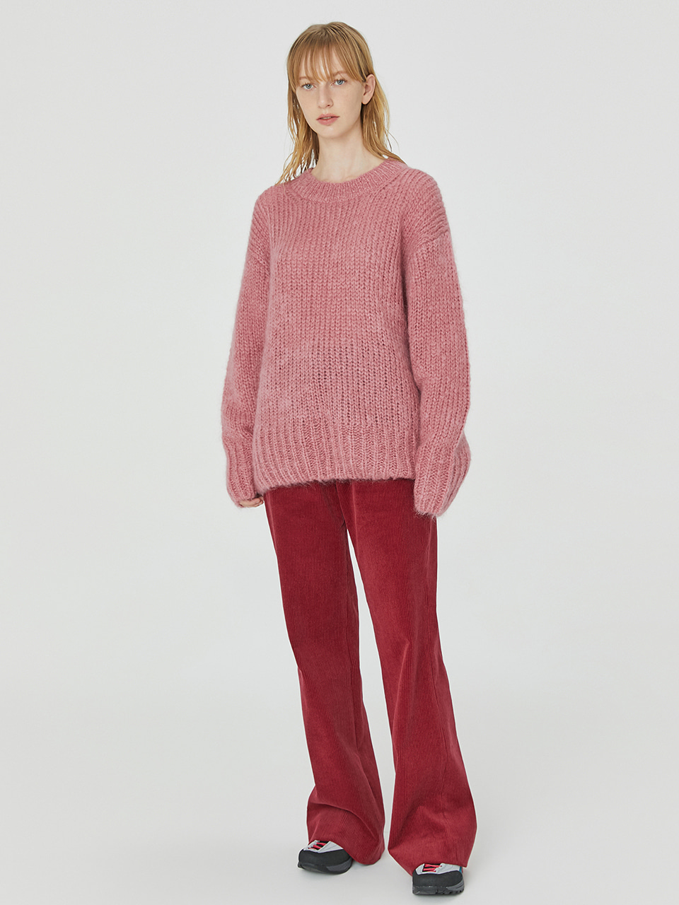 [30%OFF]Corduroy Wide Pant in Red