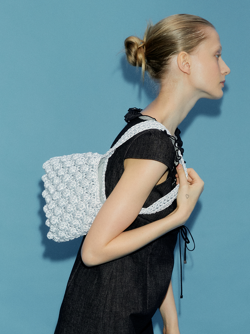 [20%OFF]Pearl Bubble Knit Bag(2colors)